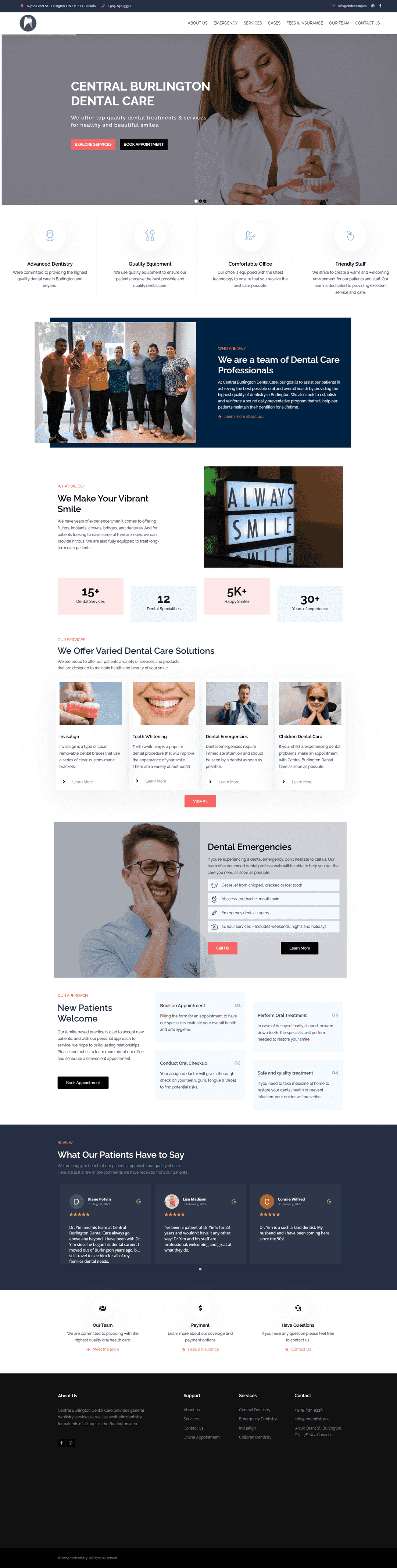 Dental Clinic Website
