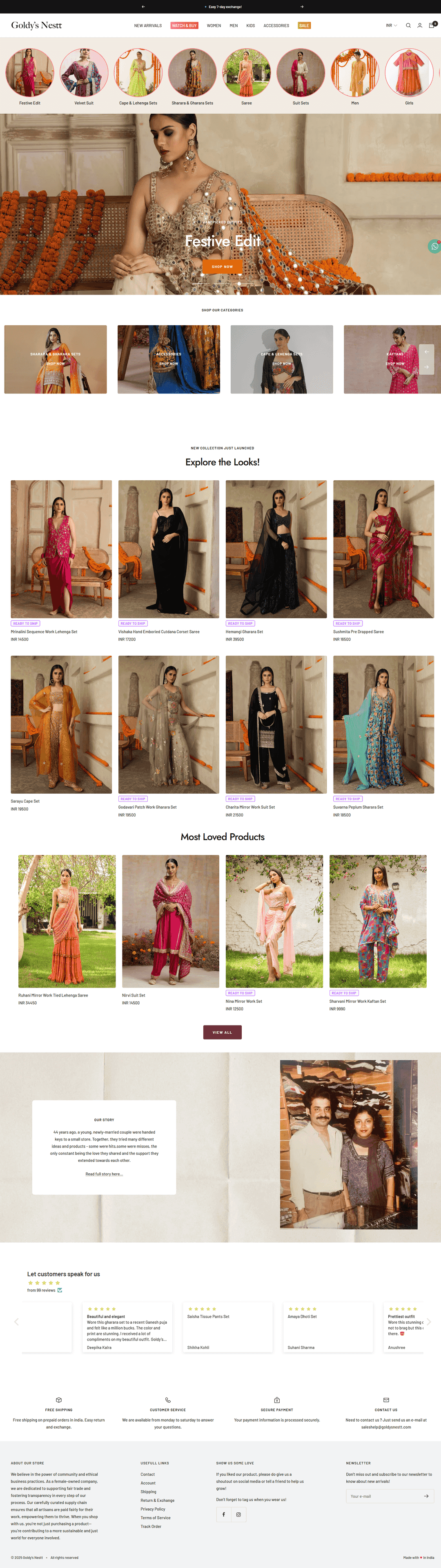 Ethnic Fashion E-Commerce Store