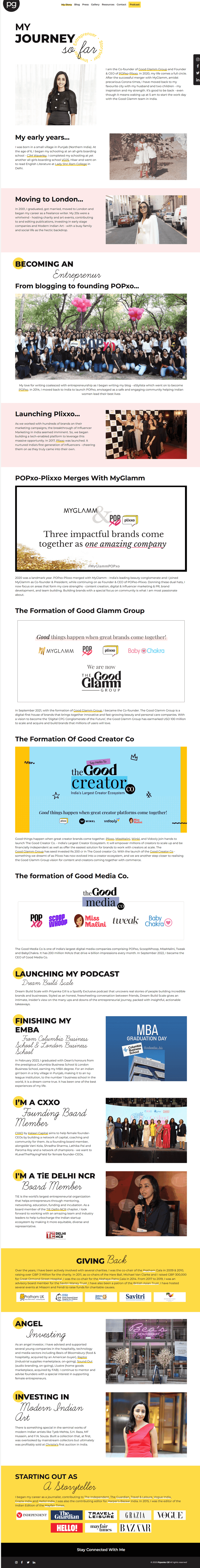 Entrepreneur Portfolio