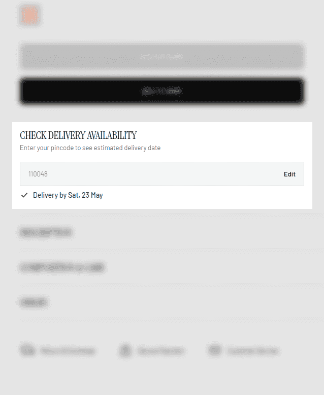 Estimated Delivery Date API